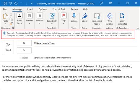 Apply sensitivity labels to your files and email .